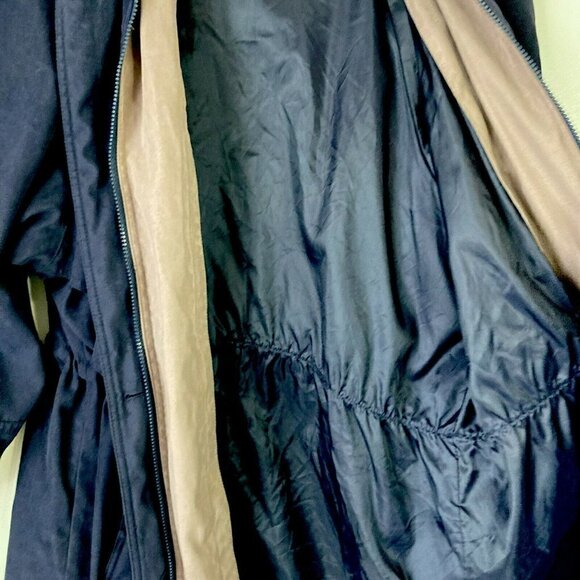 Dumas Imports Anorak Dark Navy Blue Brown Jacket -NO  Liner - Picture 9 of 12